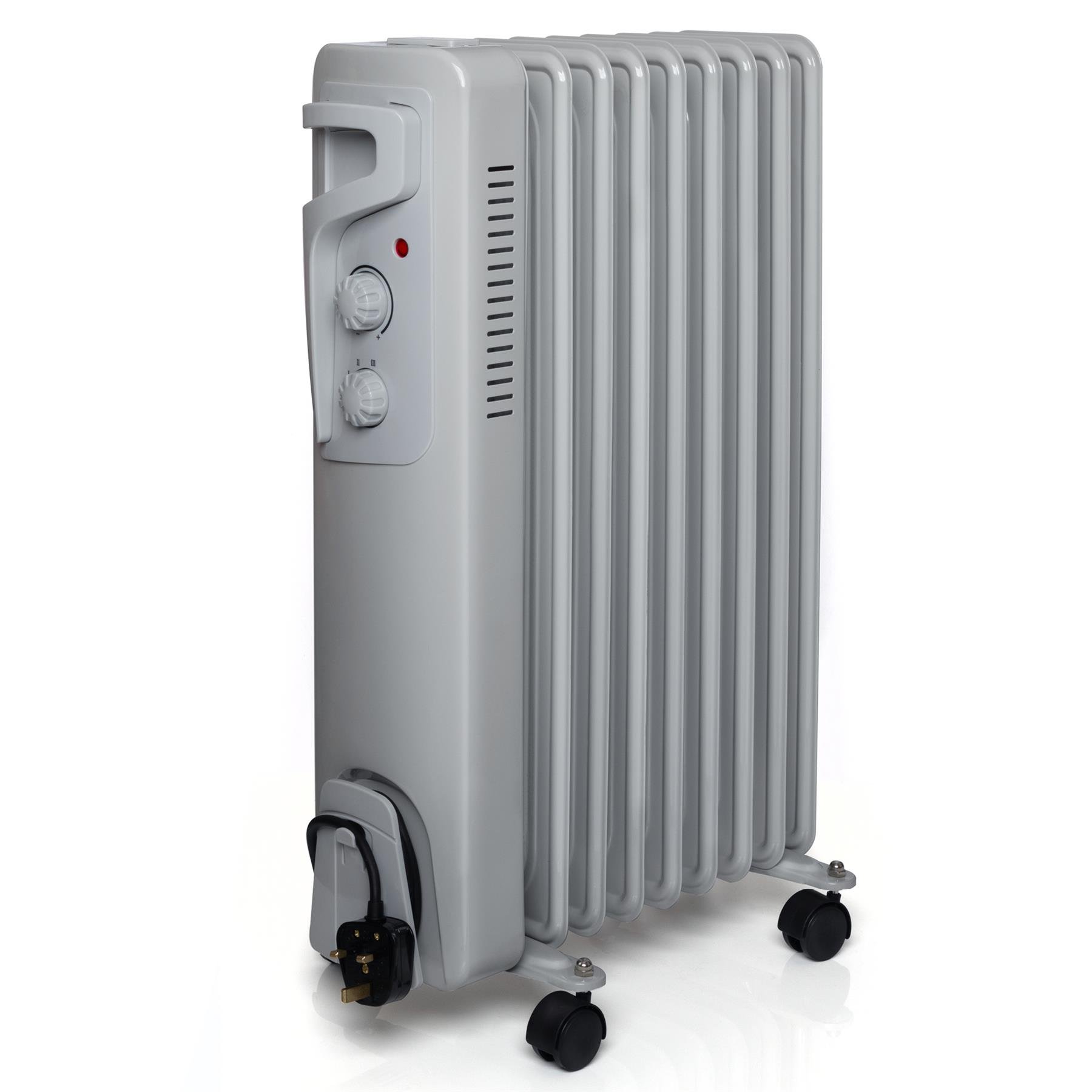 Futura 2000W Oil Filled Electric Radiator - Grey