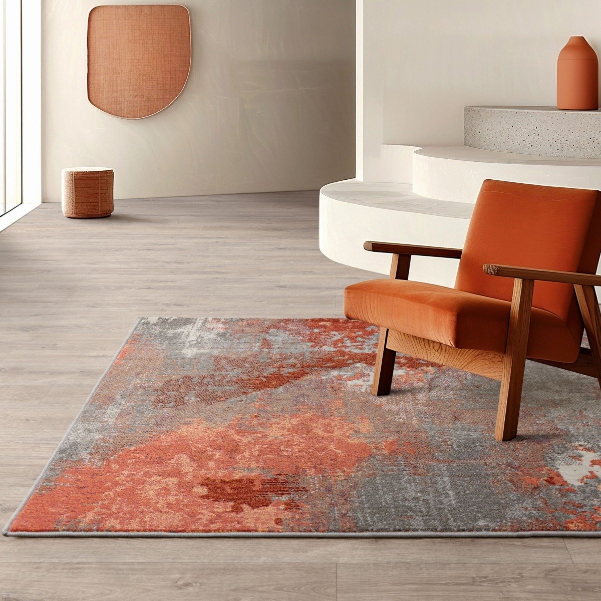 Mega Flooring Multi Modern Abstract Rug - 80 x 150cm
