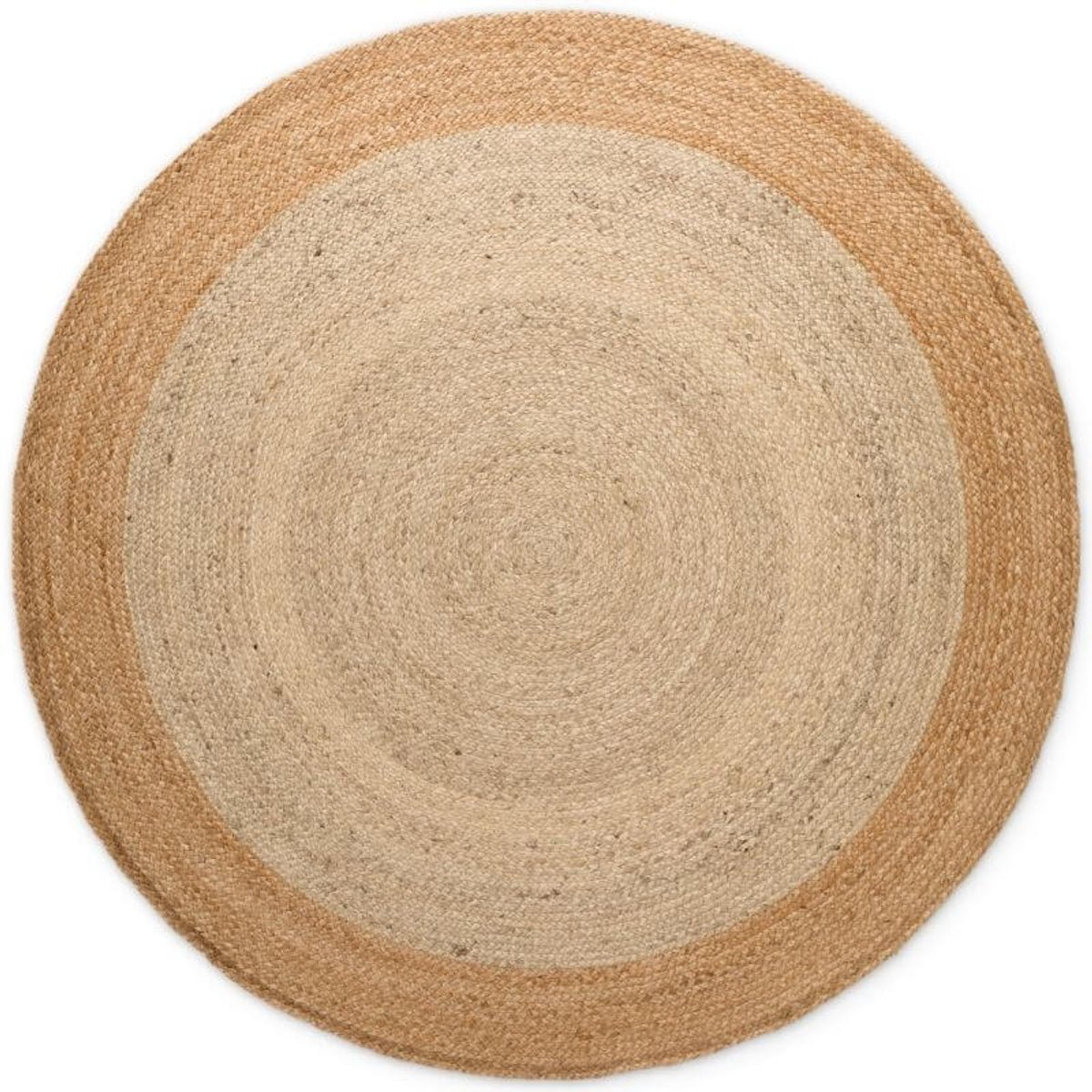 Hanse Home Beige Jutta Reversible Hand Woven Round Rug - 100cm