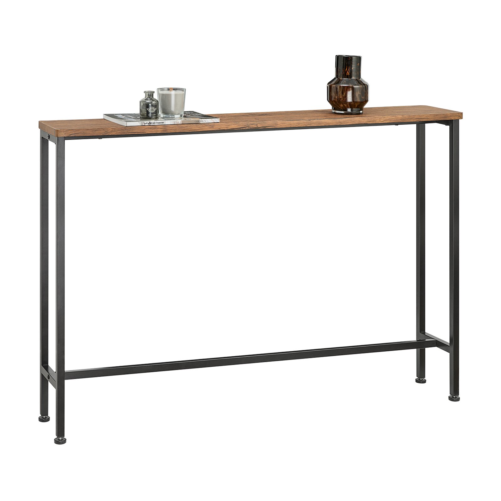 SoBuy 4 Adjustable Feet Console Table - Brown