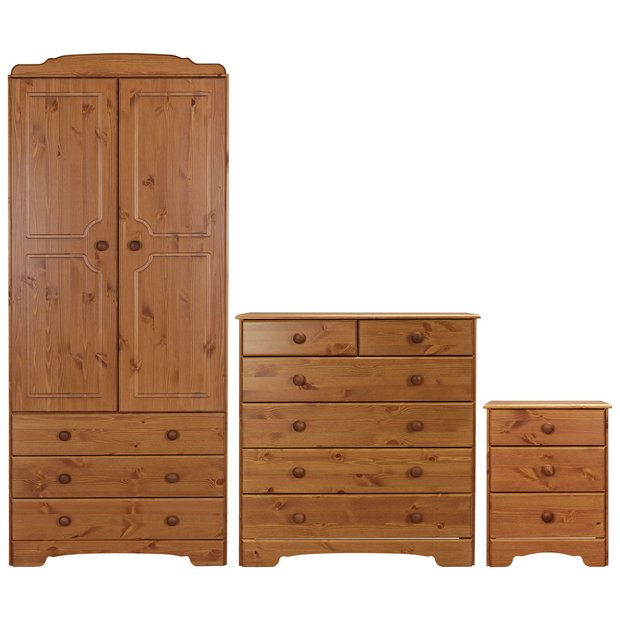 Buy Argos Home Nordic 3 Piece 2 Door Wardrobe Set Pine