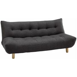 Habitat Kota 3 Seater Fabric Clic Clac Sofa Bed - Charcoal