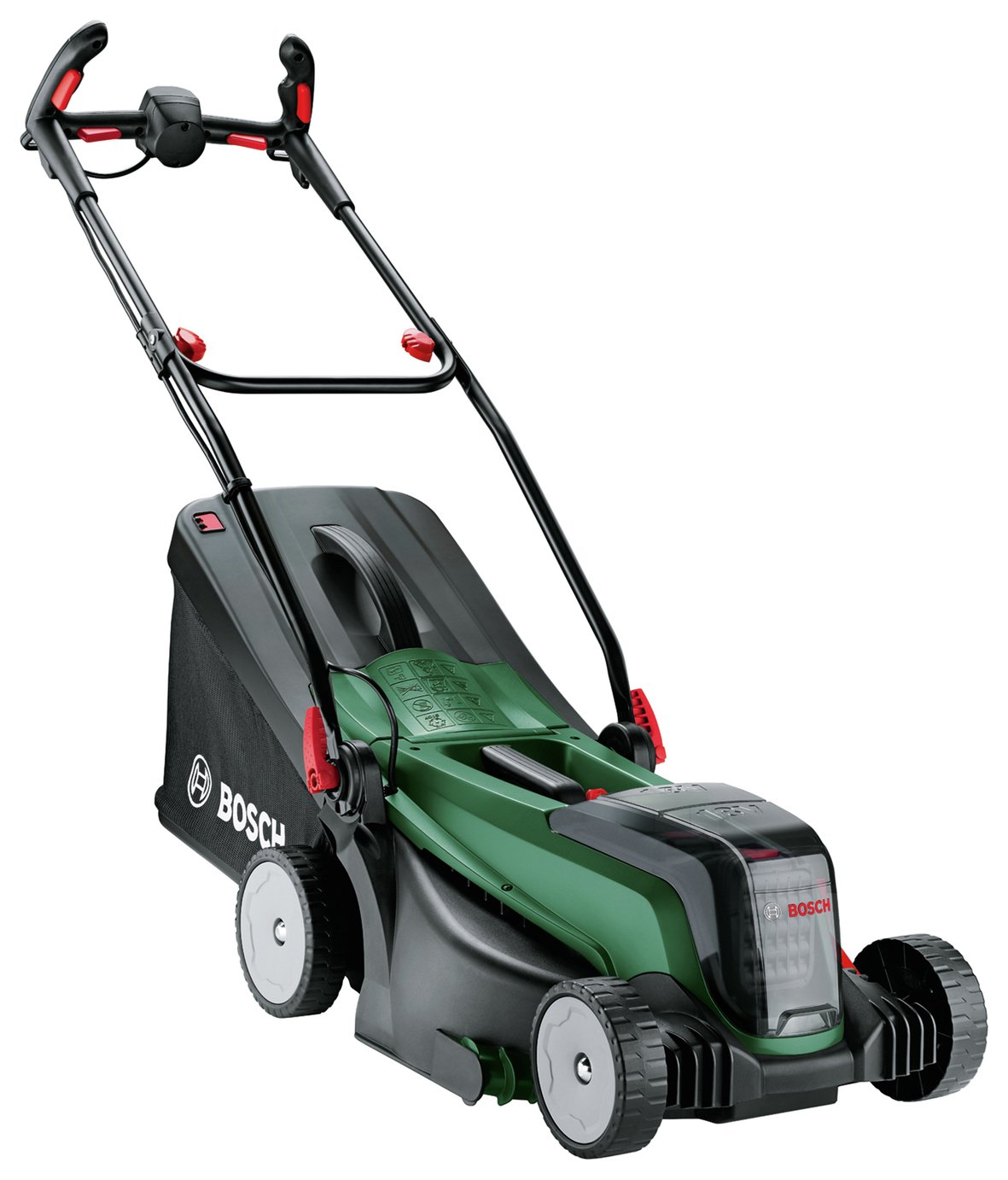 Bosch UniversalRotak 37cm Cordless Rotary Lawnmower - 2x18V