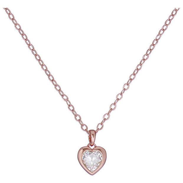 Buy Ted Baker Hannela Crystal Heart Pendant Necklace Womens