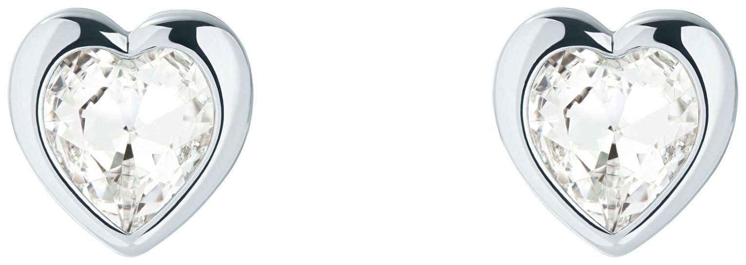 Ted Baker Han Crystal Heart Stud Earrings