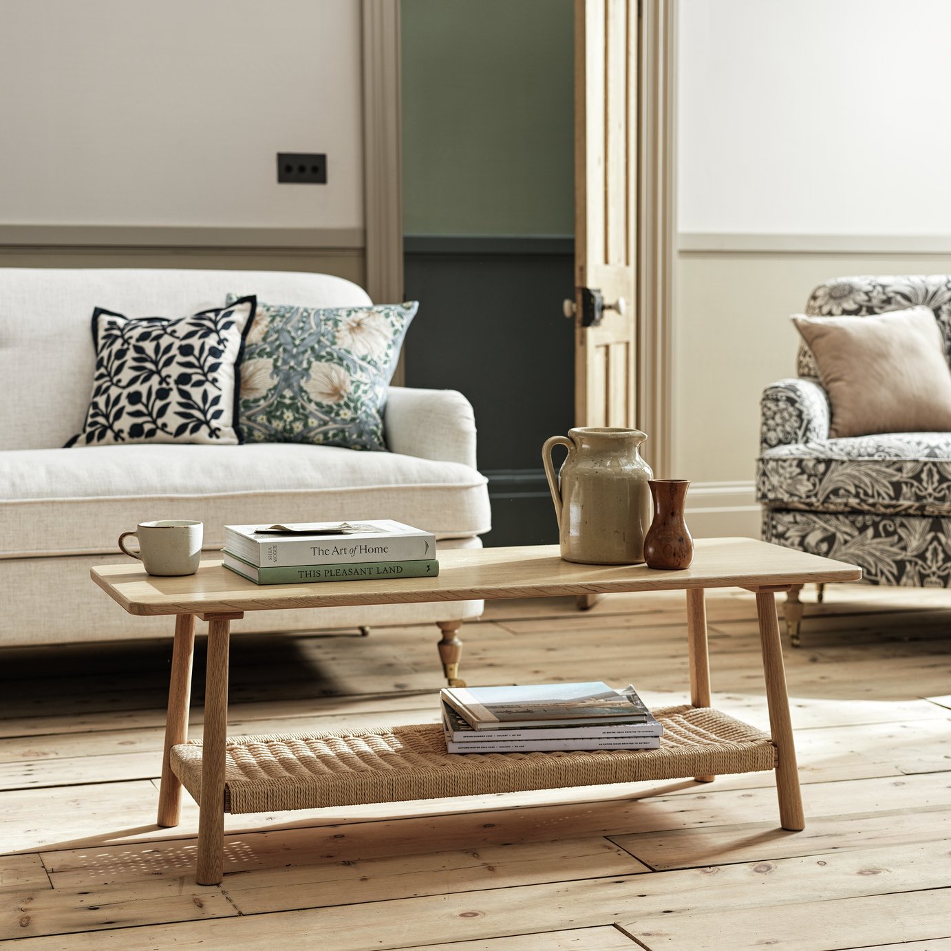 Habitat x Morris & Co. Canterbury Oak Coffee Table