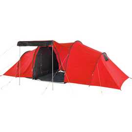 Pro Action 6 Person 3 Room Tunnel Camping Tent