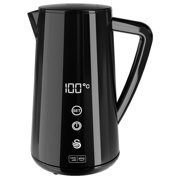 Buy Swan SK14650BLKN Alexa Smart Kettle Black Kettles Argos
