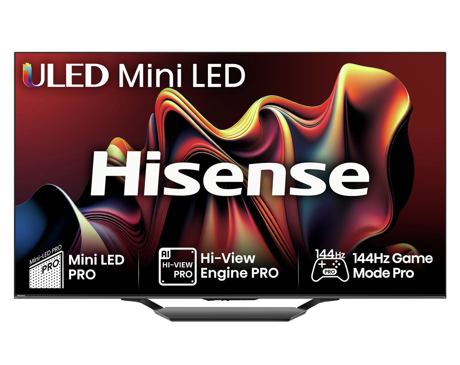 Hisense 75 In 75U7NQTUK Smart 4K UHD HDR Mini LED Freely TV