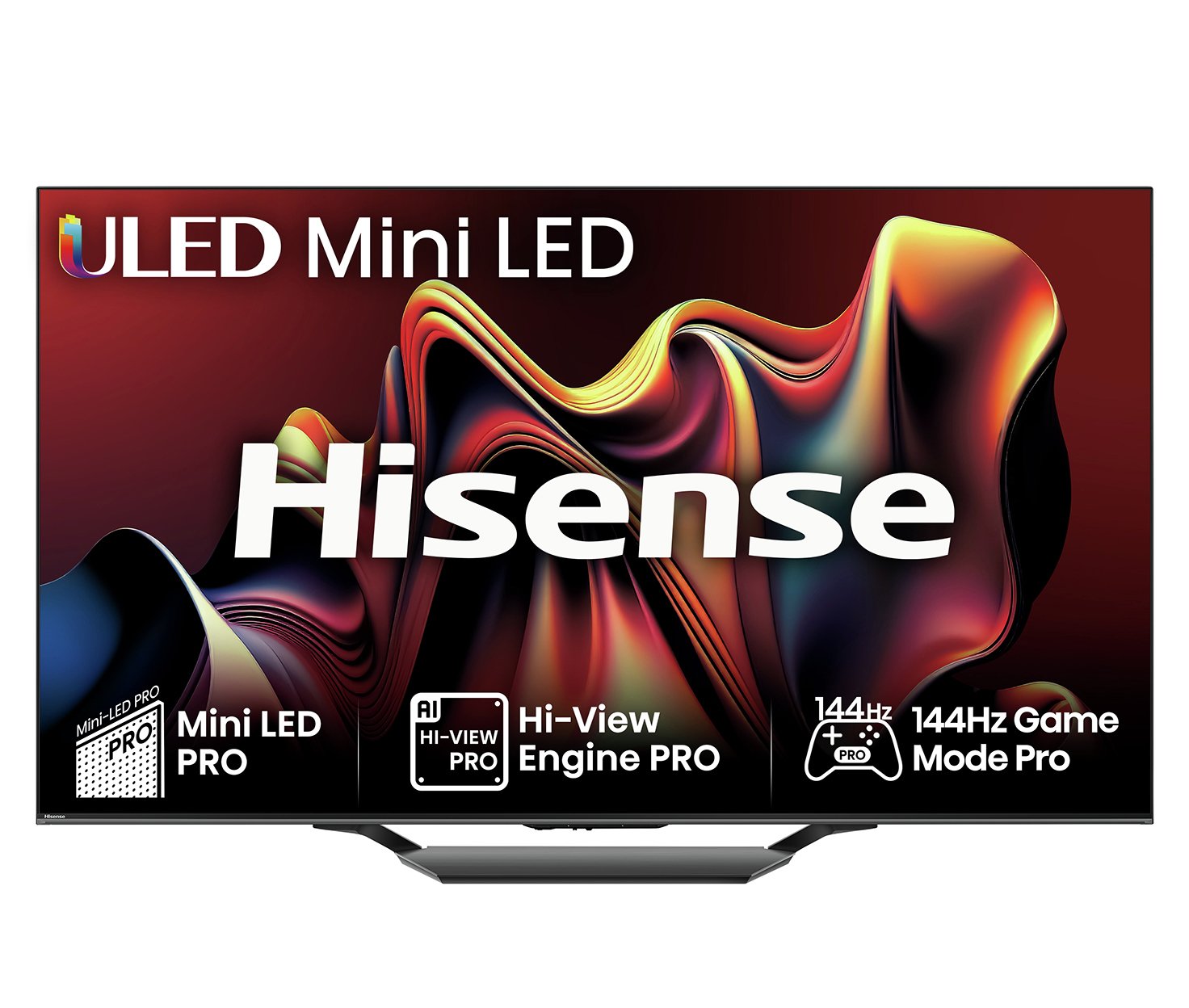 Hisense 65 In 65U7NQTUK Smart 4K UHD HDR Mini LED Freely TV