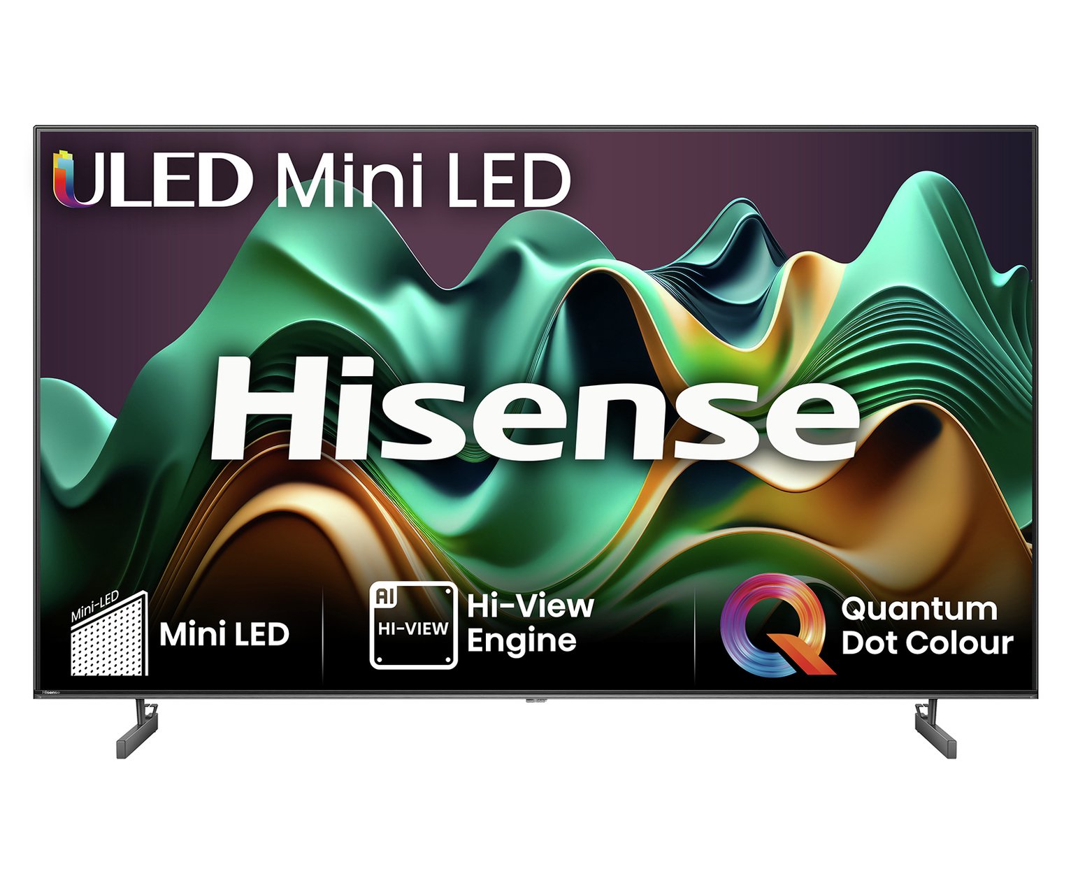 Hisense 65 In 65U6NQTUK Smart 4K UHD HDR Mini LED Freely TV