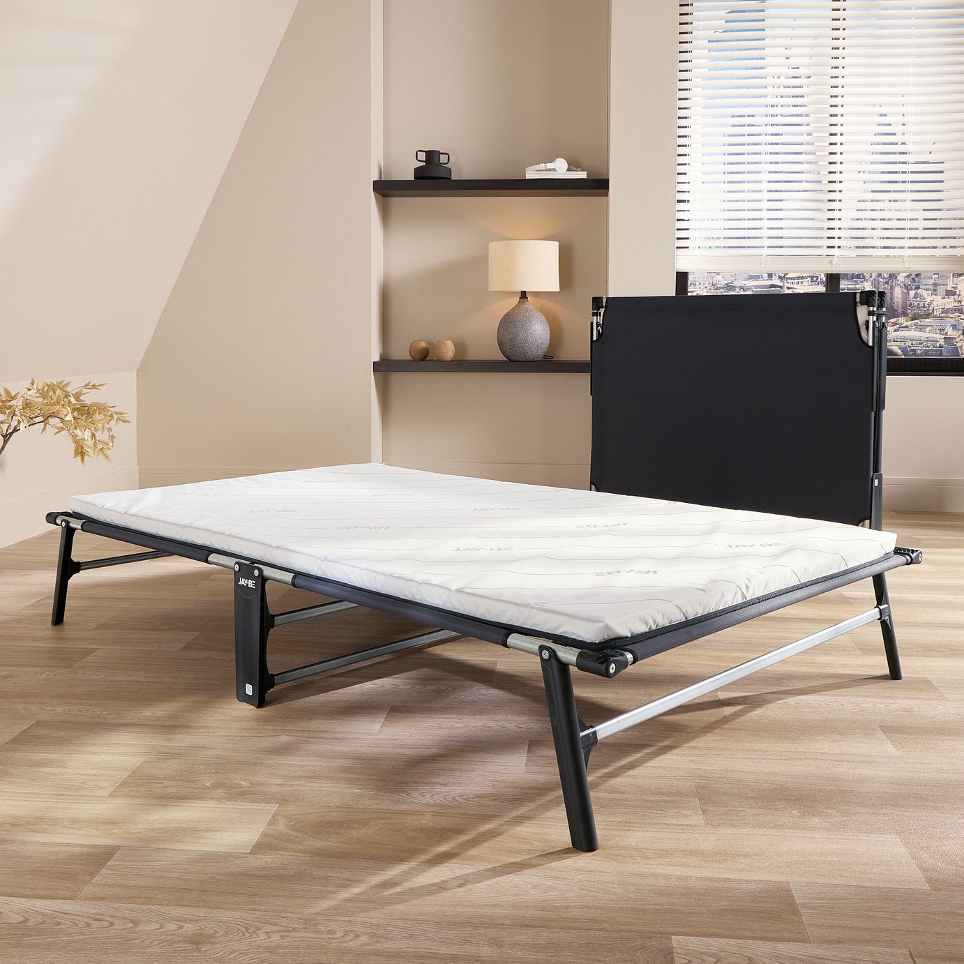 Jay-Be Compact Folding Bed with Mattress - Small Double
