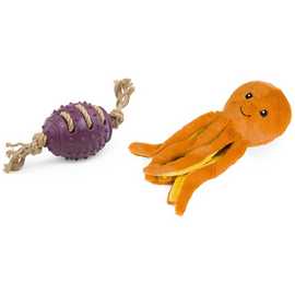 Petface Planet Eco Ball And Dog Toy Bundle