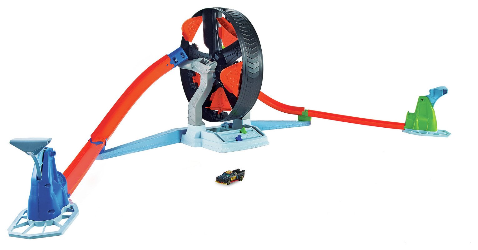 Hot Wheels Spinwheel Challenge Track Launchers Playset