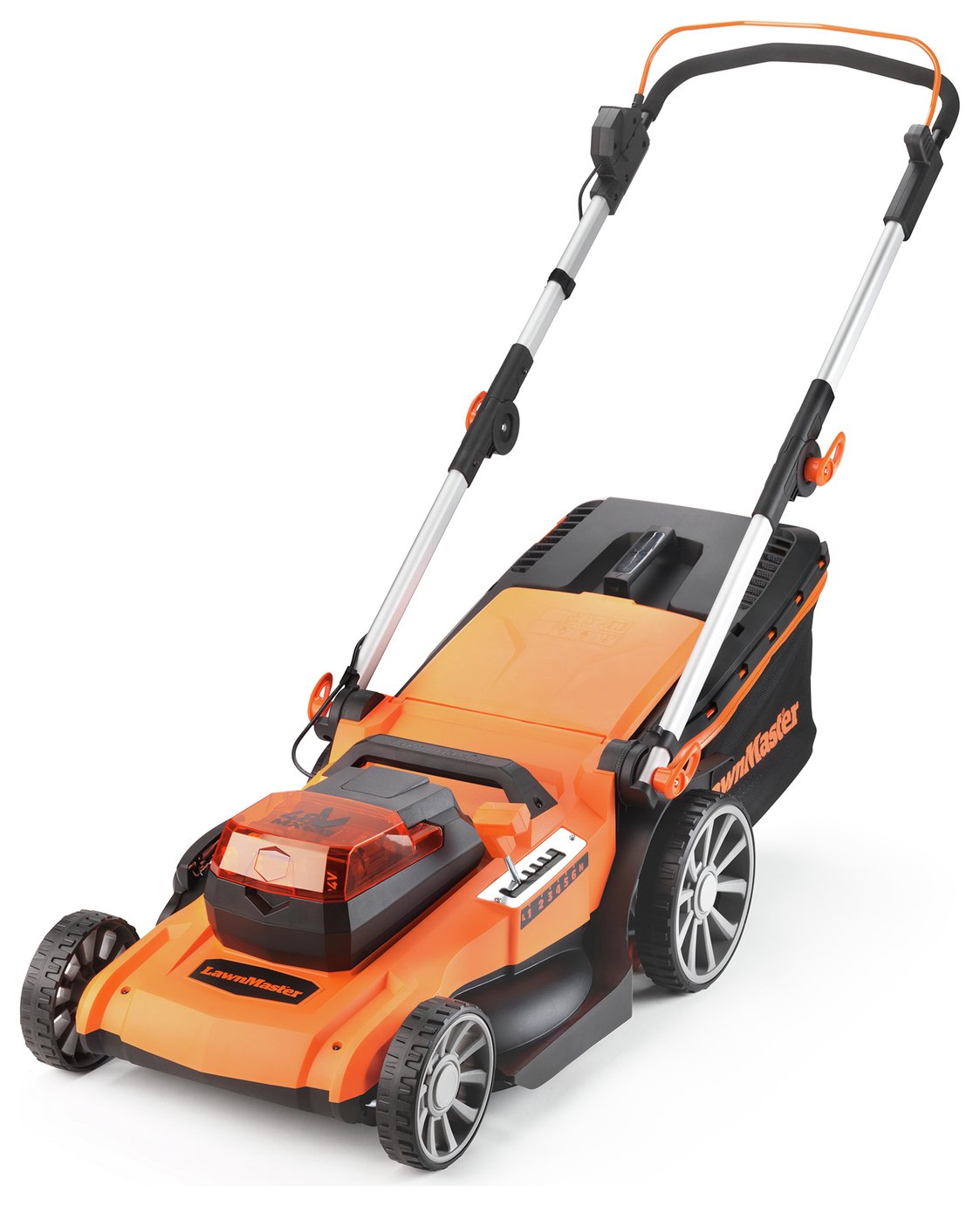 LawnMaster 46cm Cordless Rotary Lawnmower - 48V