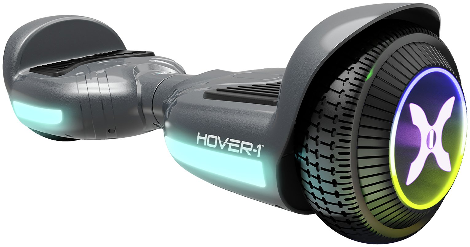 Hover-1 Rival Electric Hoverboard with LED Wheels - Gunmetal