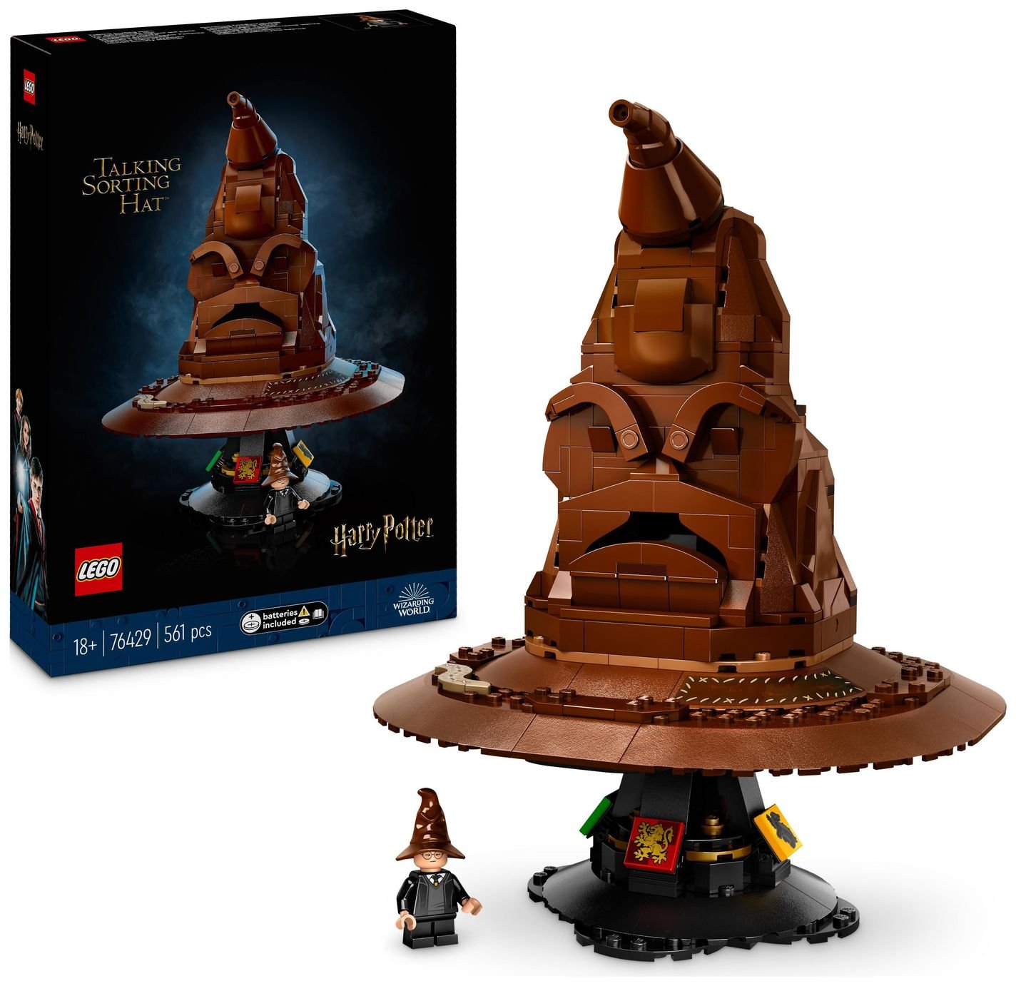 LEGO Harry Potter Talking Sorting Hat Set for Adults 76429