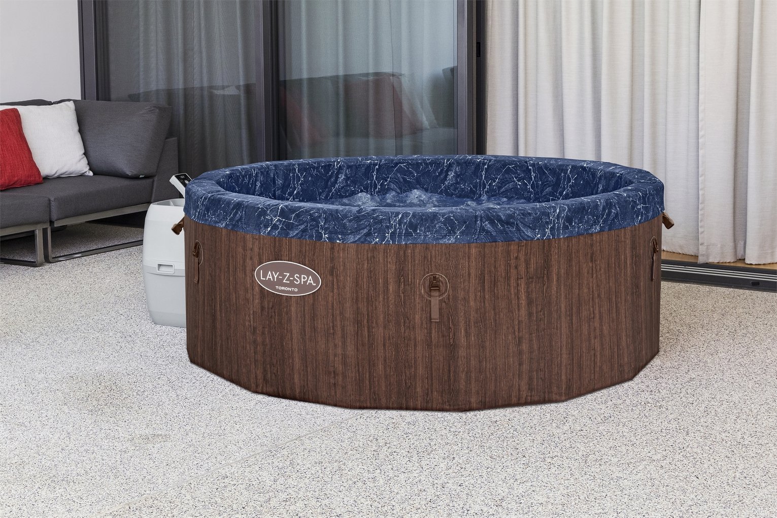 Lay-Z-Spa Toronto 7 Person AirJet Plus Hot Tub