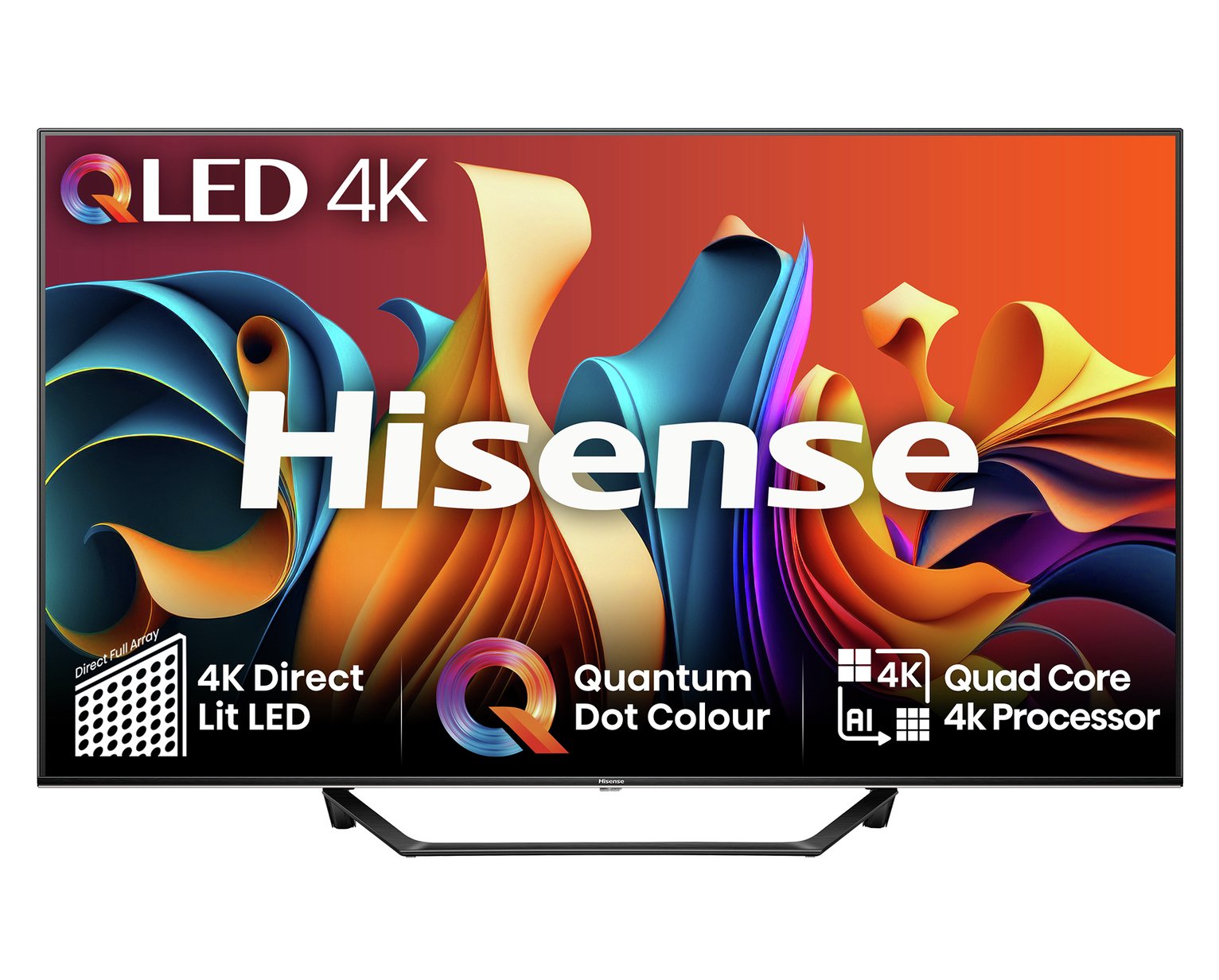 Hisense 65 Inch 65A7NQTUK Smart 4K UHD HRD QLED Freely TV