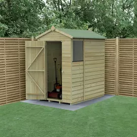 Forest Wooden 6 x 4ft Shiplap Apex Shed