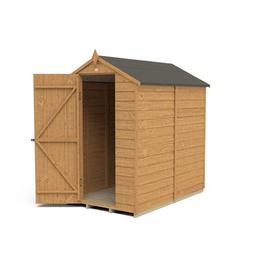 Forest Wooden 6 x 4ft Overlap Windowless Apex Shed