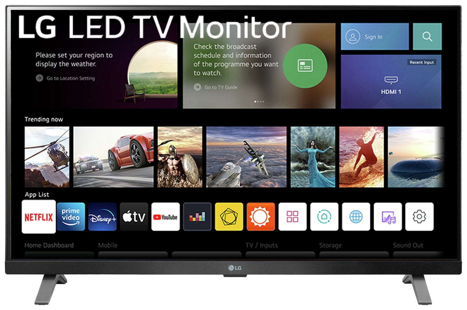 LG 27 Inch 27TQ625SPZ Smart FHD IPS LED TV