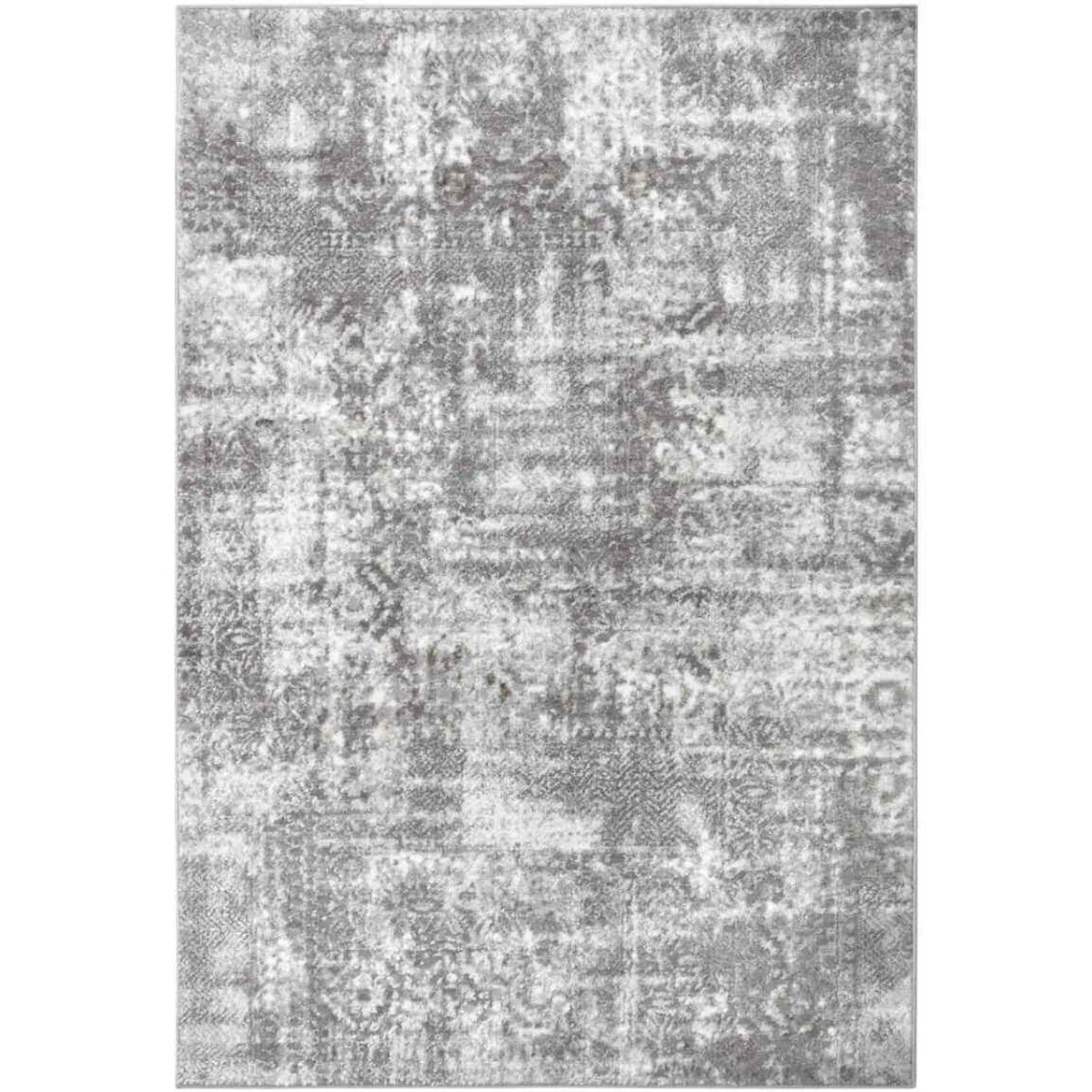 Hanse Home Grey and Beige Shine Abstract Modern Rug - 67 x 120cm