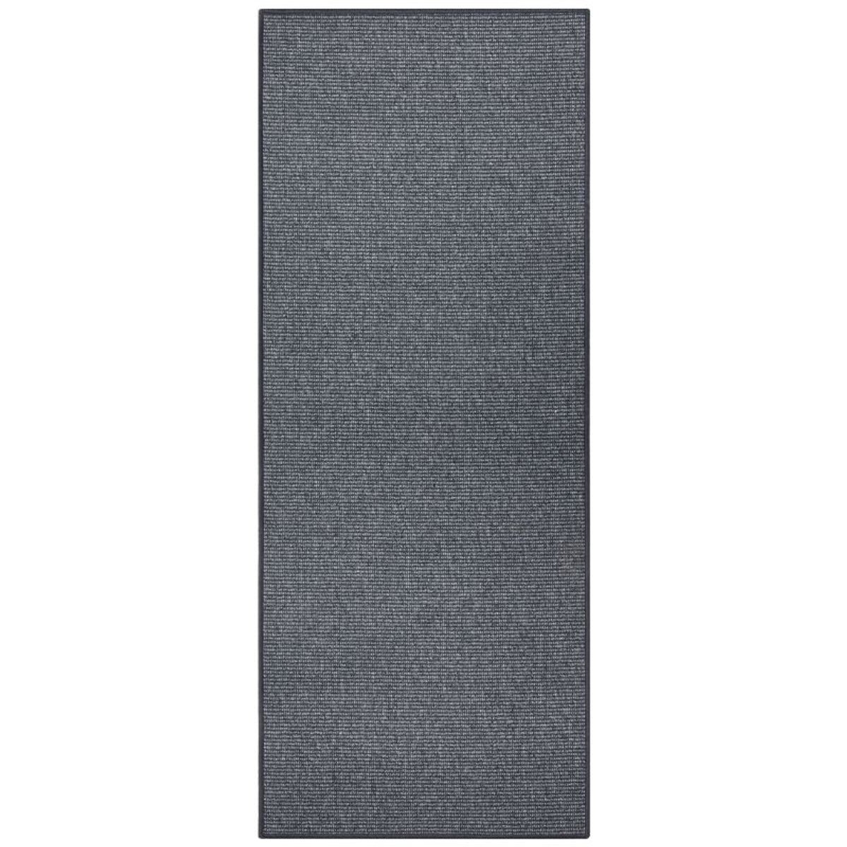 Hanse Home Dark Grey Loop Easy Care Runner Rug - 67 x 150cm
