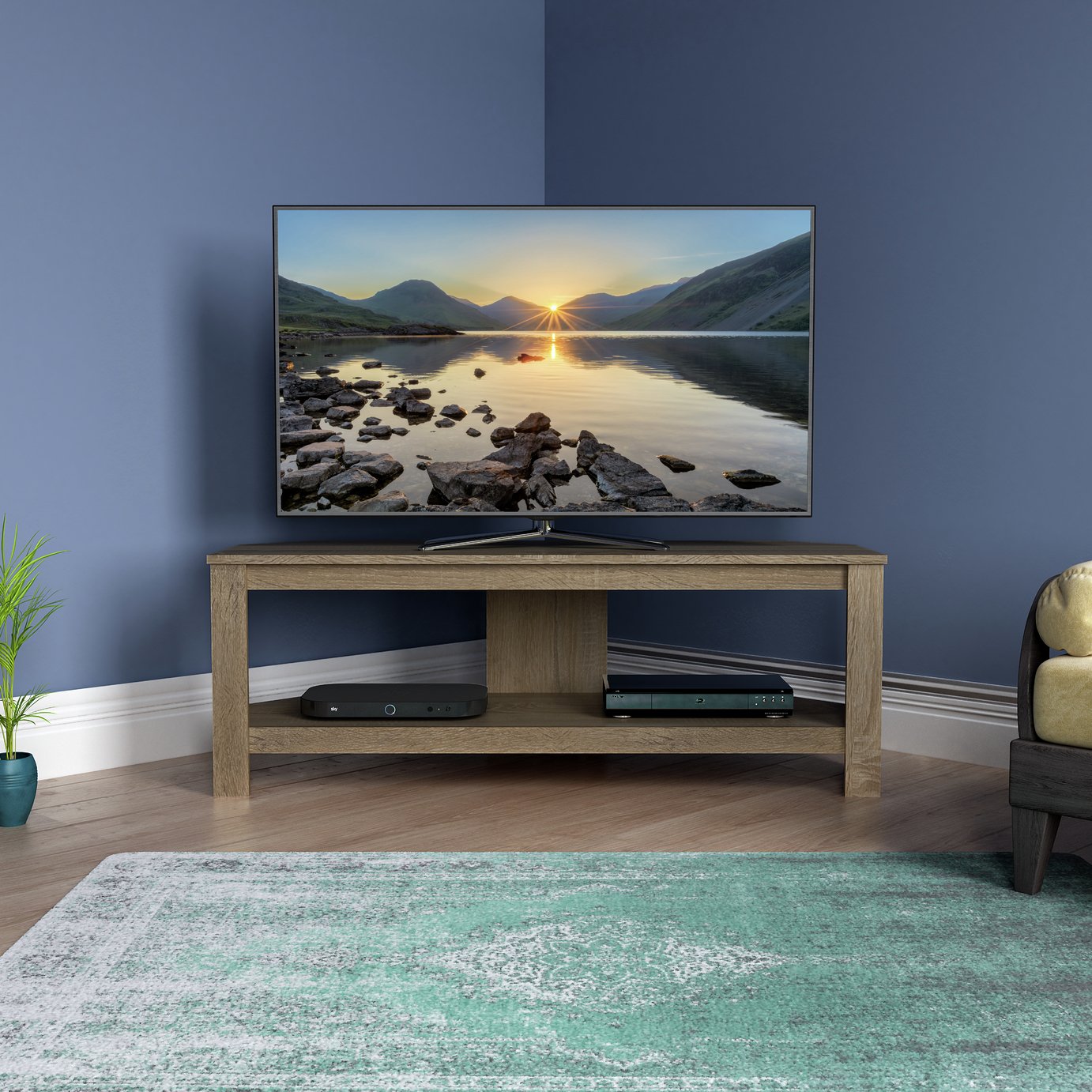 AVF Up to 55 Inch TV Stand - Light Wood