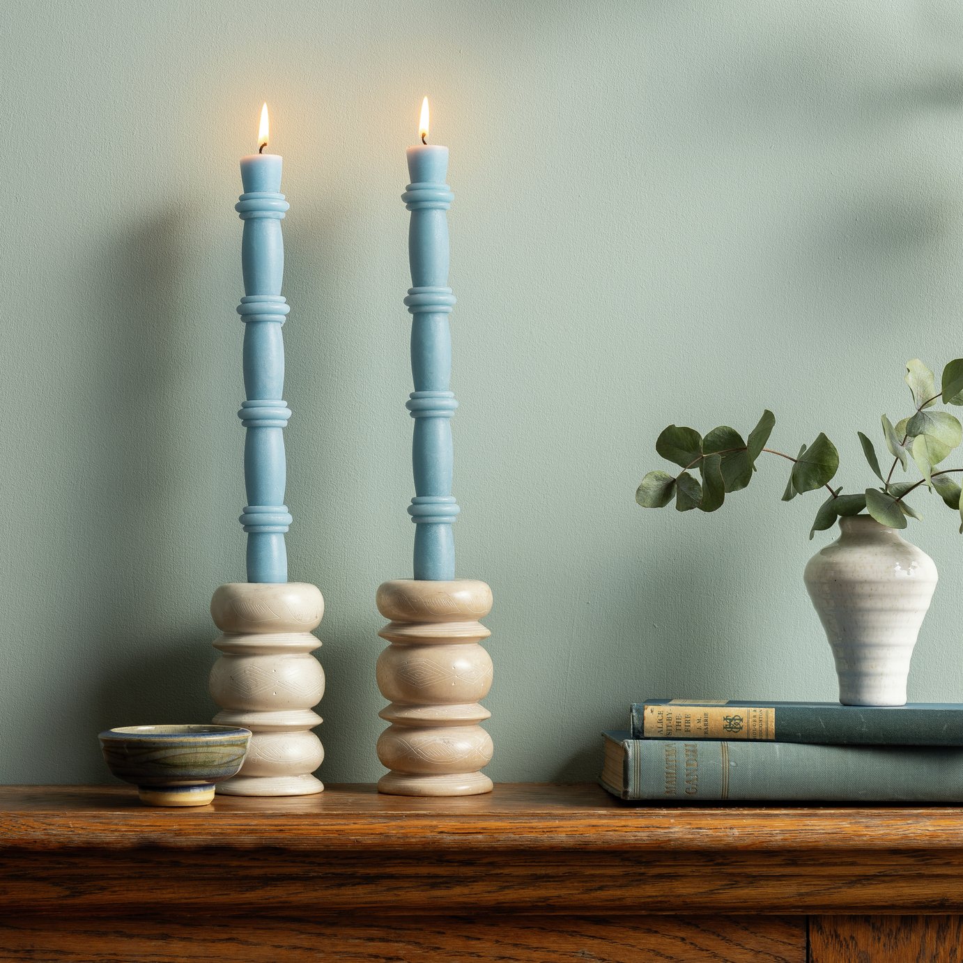 Habitat x Morris & Co. Dinner Candles - Unscented