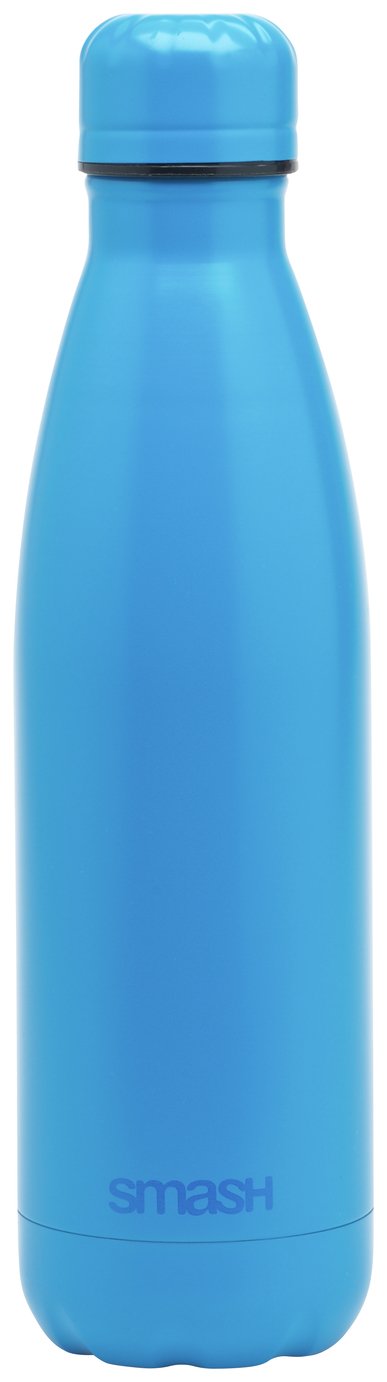 Smash Twin Wall Blue Stainless Steel Water Bottle - 500ml