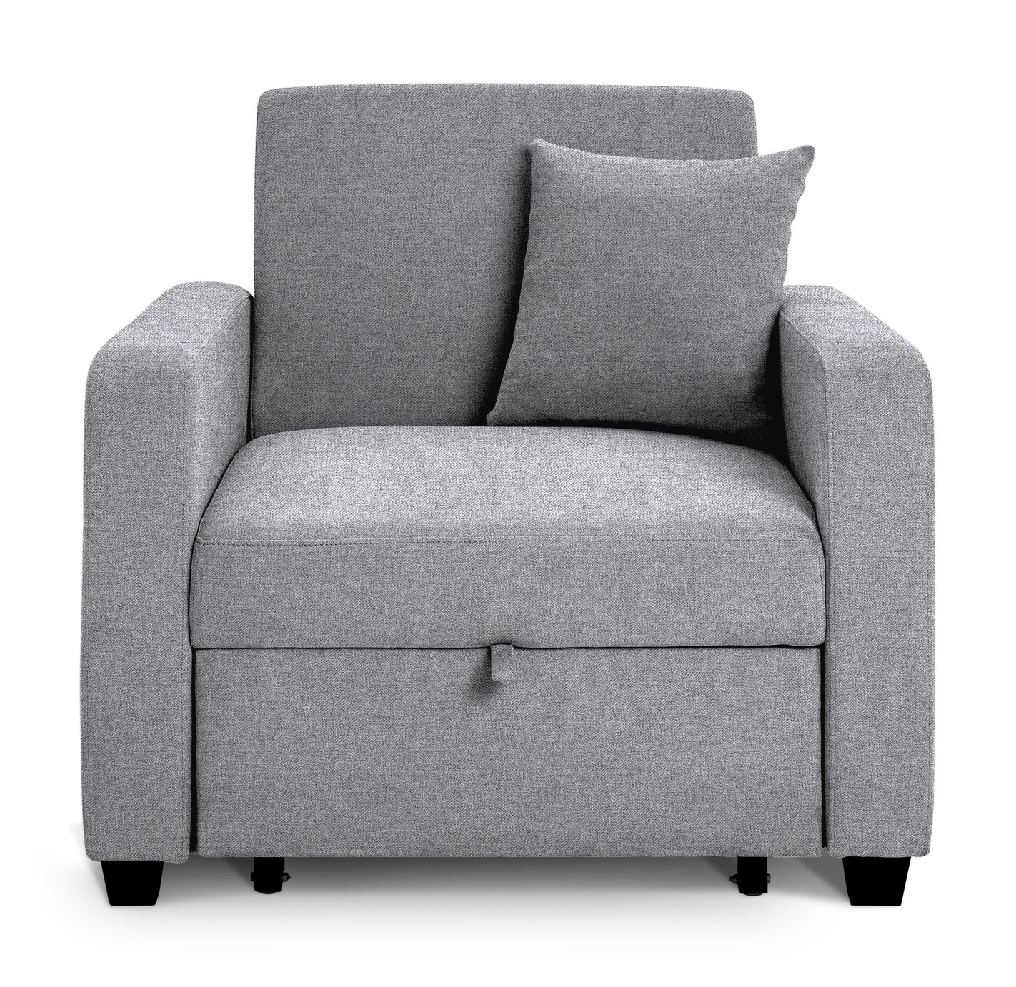 Habitat Reagan Single Fabric Chairbed - Grey