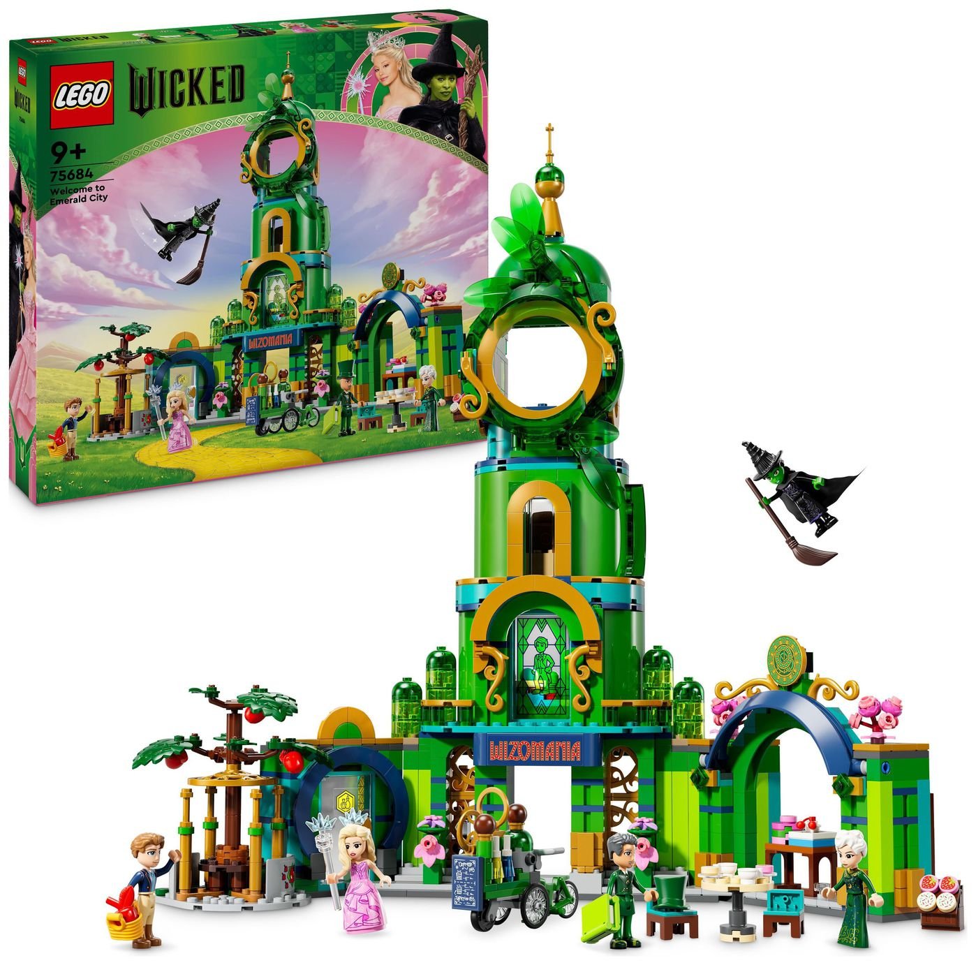 LEGO Wicked Welcome to Emerald City Building Toy Set 75684