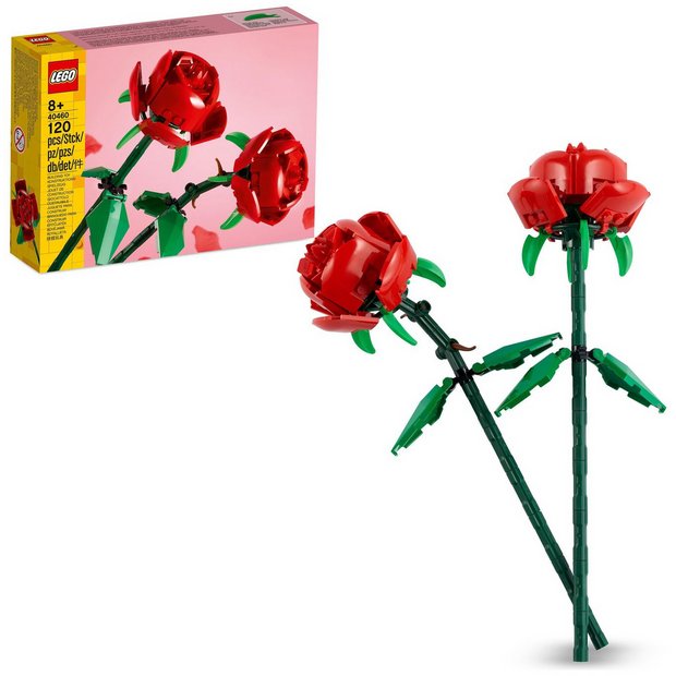 LEGO Icons Flower Bouquet Building Set - Artificial Flowers with Roses,  Mother's Day Decoration, Botanical Collection and Table Art for Adults,  Gift