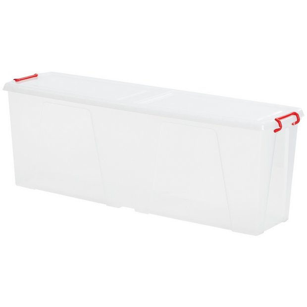 Buy Strata 40L Bauble Box with 36 Dividers - Clear, Plastic storage boxes  and drawers