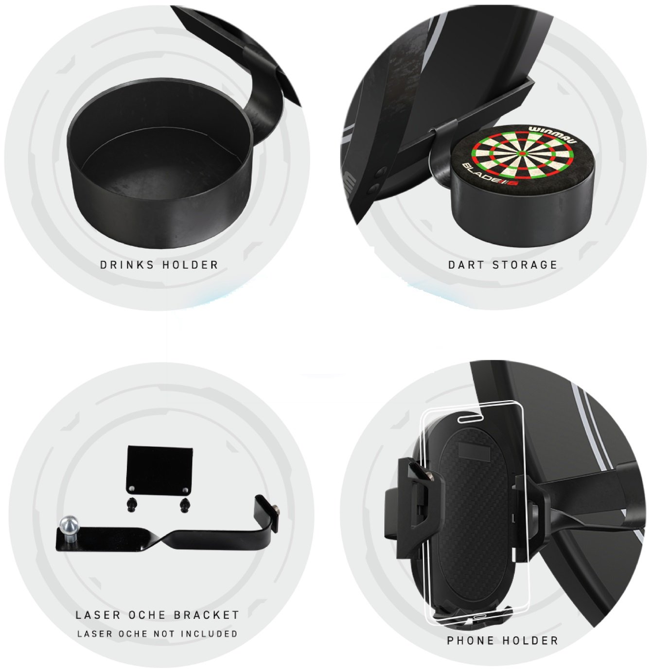 Winmau Plasma Dartboard Light Accessory Pack