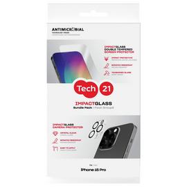 Tech21 iPhone 15 Pro Screen And Camera Protector