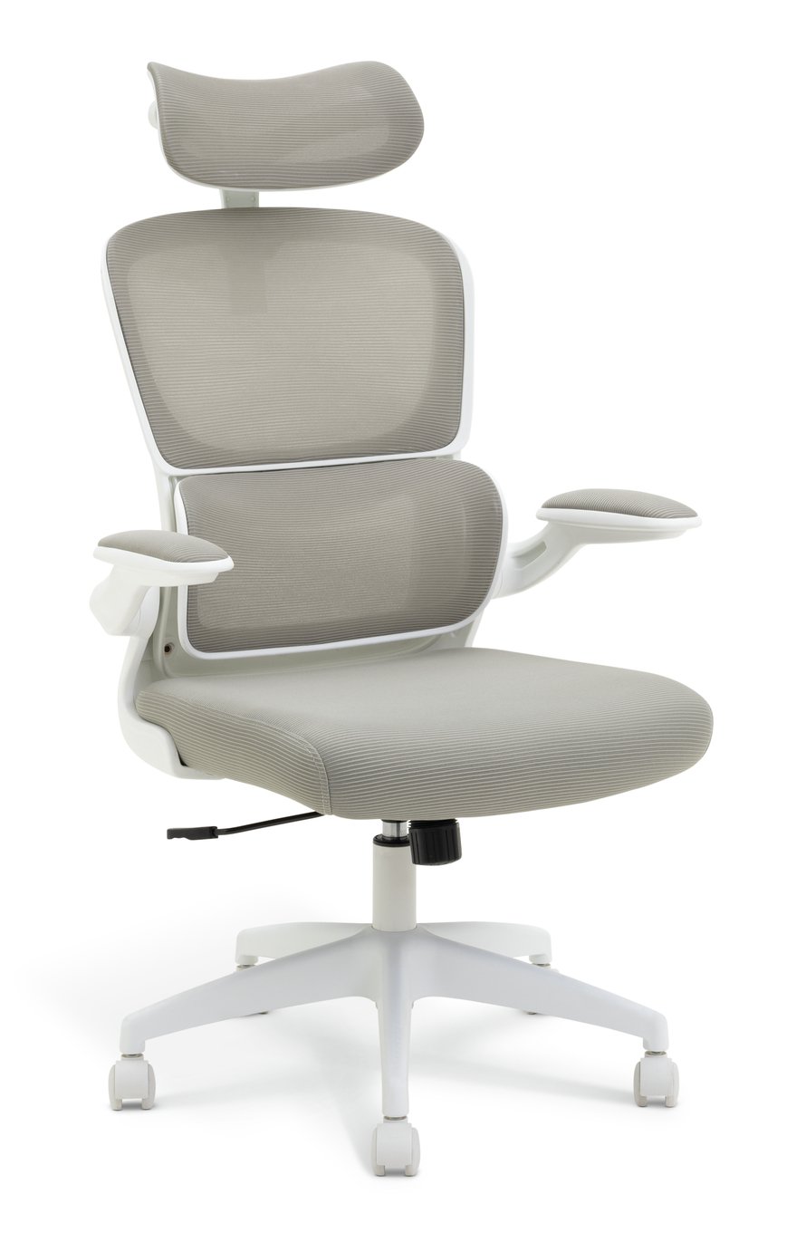 Habitat Oxley Mesh Office Chair -  Grey