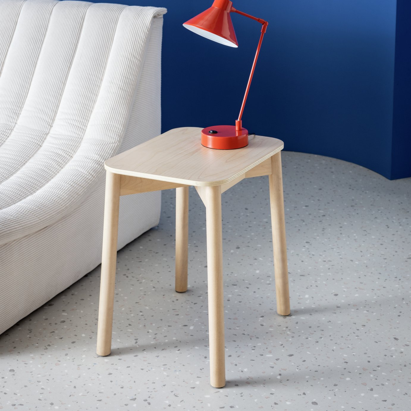 Habitat 60 Nina Birch Side Table - Natural