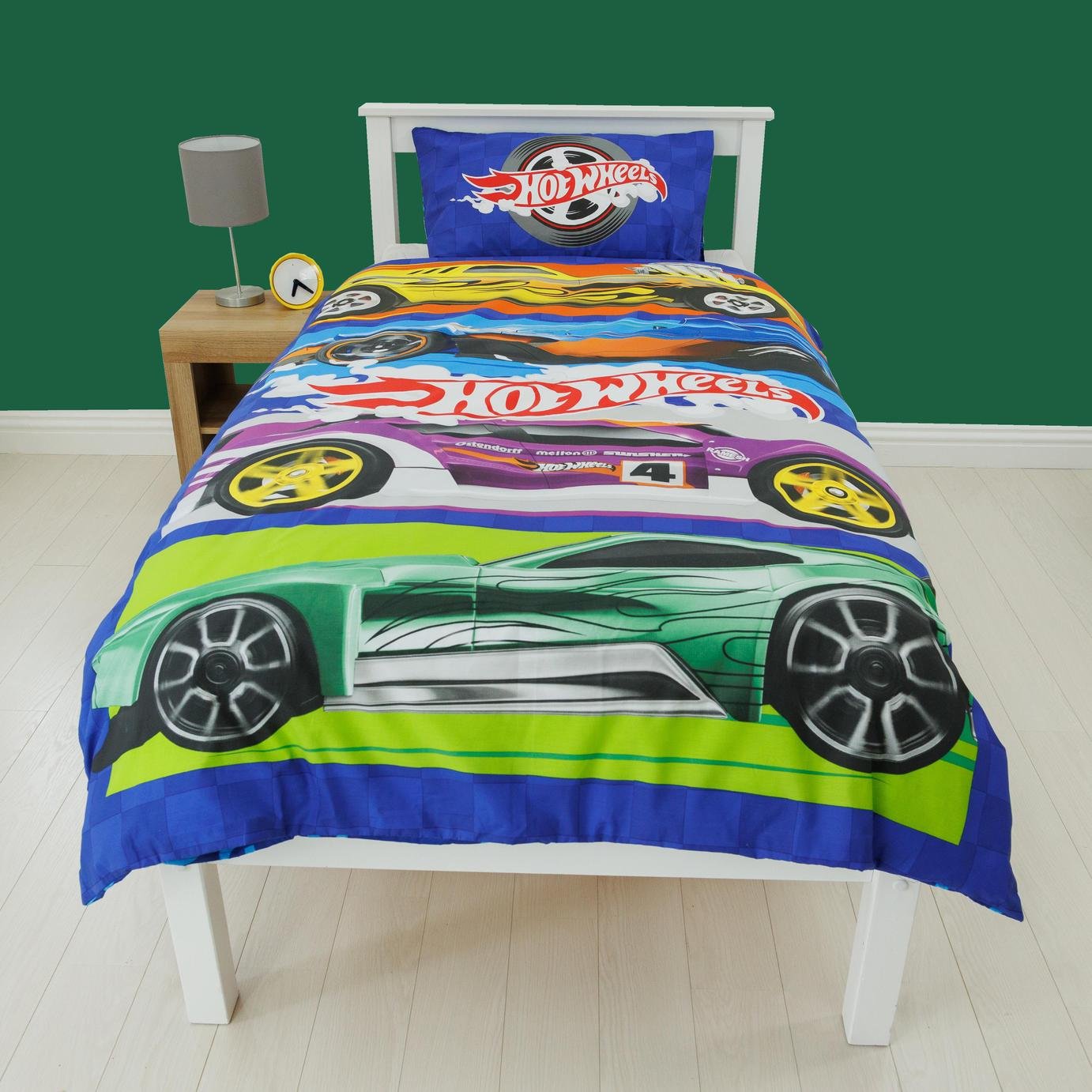 Hot Wheels Kids Bedding Set - Single