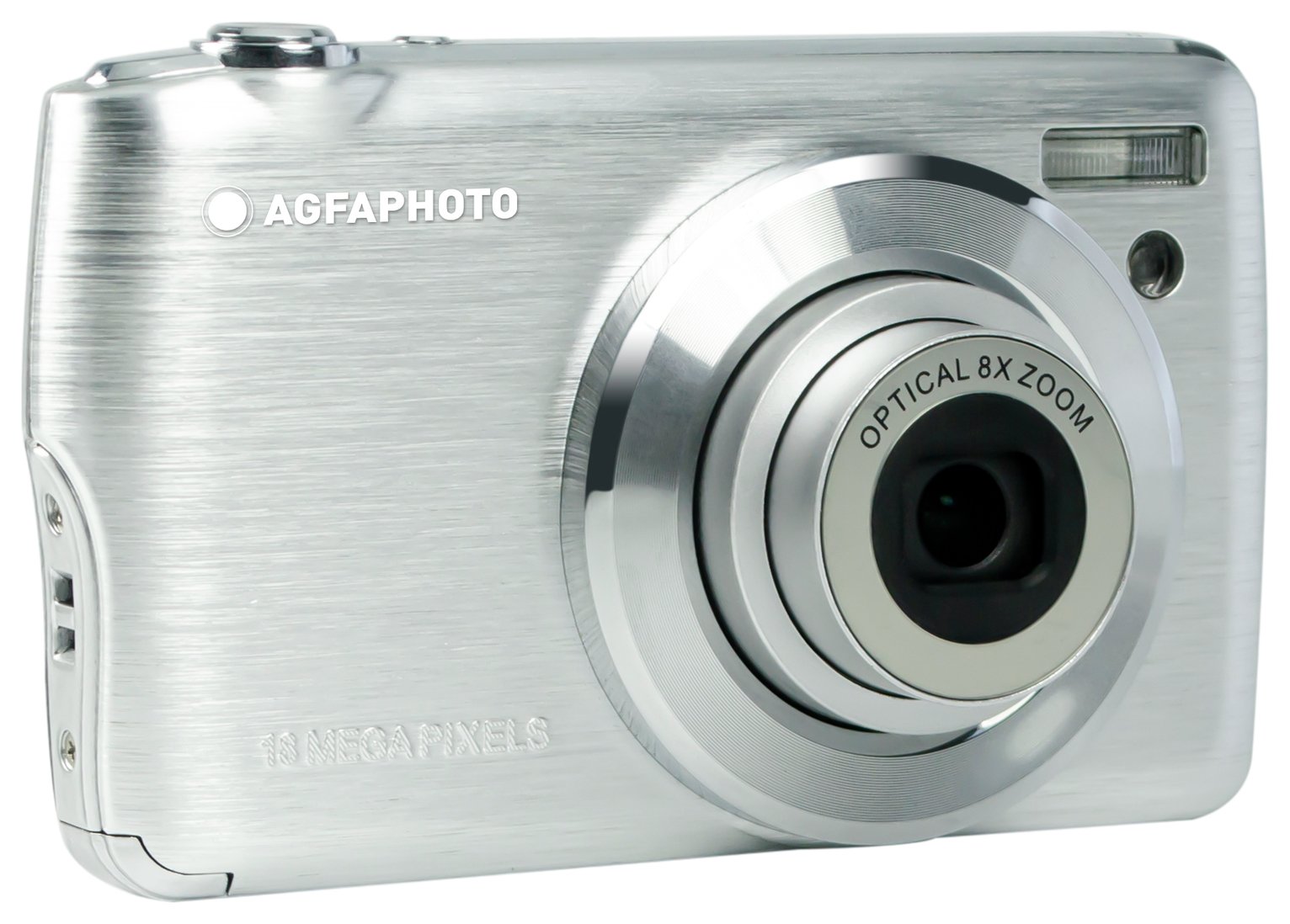 AGFA PHOTO DC8200 18MP 8x Zoom Compact Digital Camera Silver