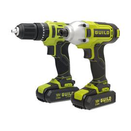 Guild 2.0AH Cordless Combi Drill and Impact Driver - 18V