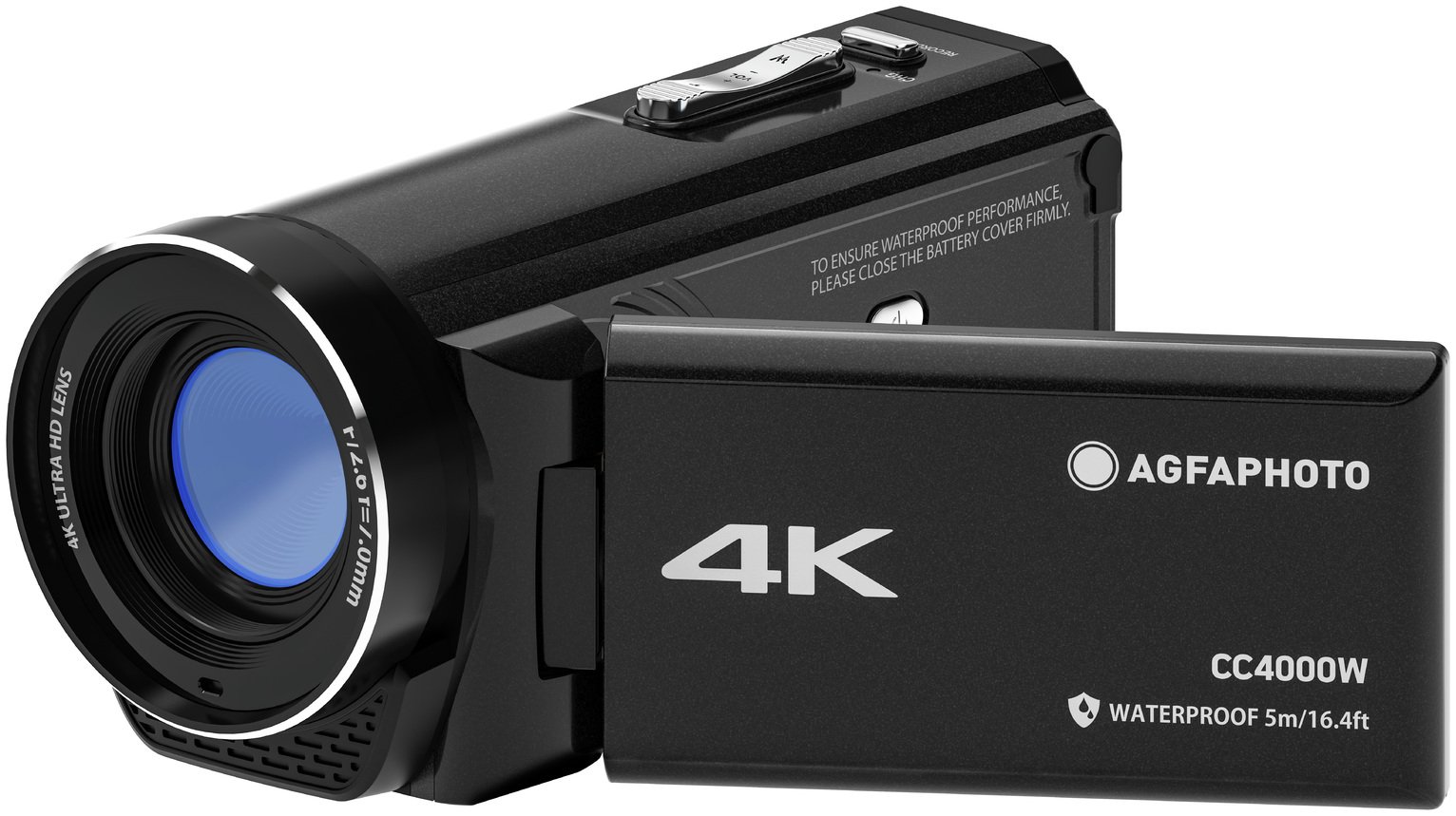 AGFAPHOTO Realimove CC4000W 4K Camcorder - Black