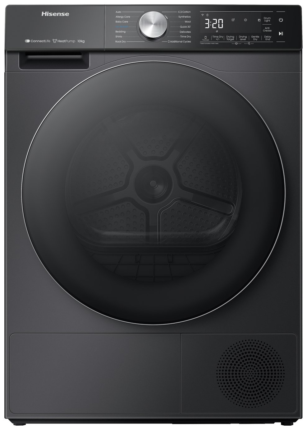 Hisense WF5S1245BB 12KG 1400 Spin Washing Machine  - Black