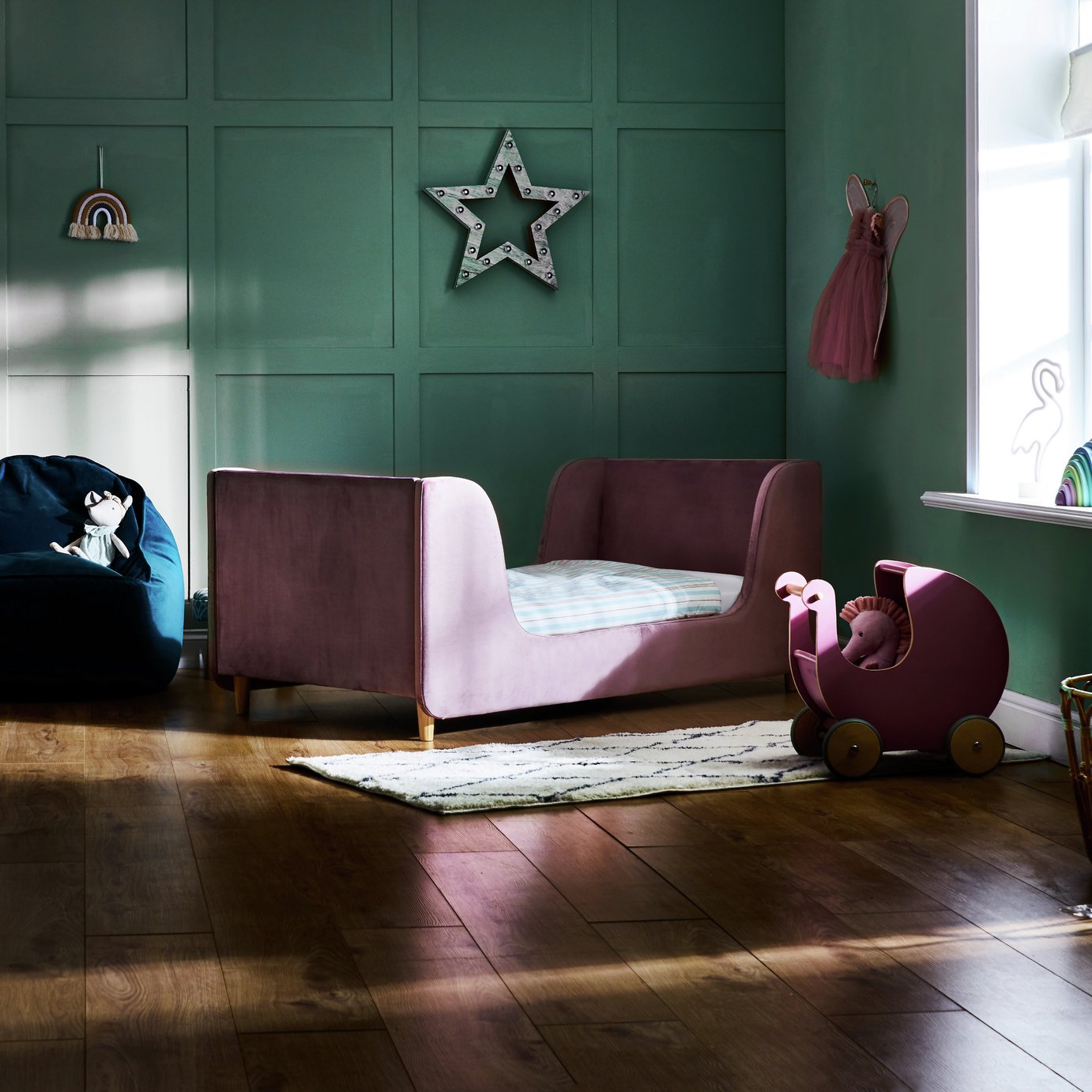 Obaby Lumi Toddler Bed - Pink