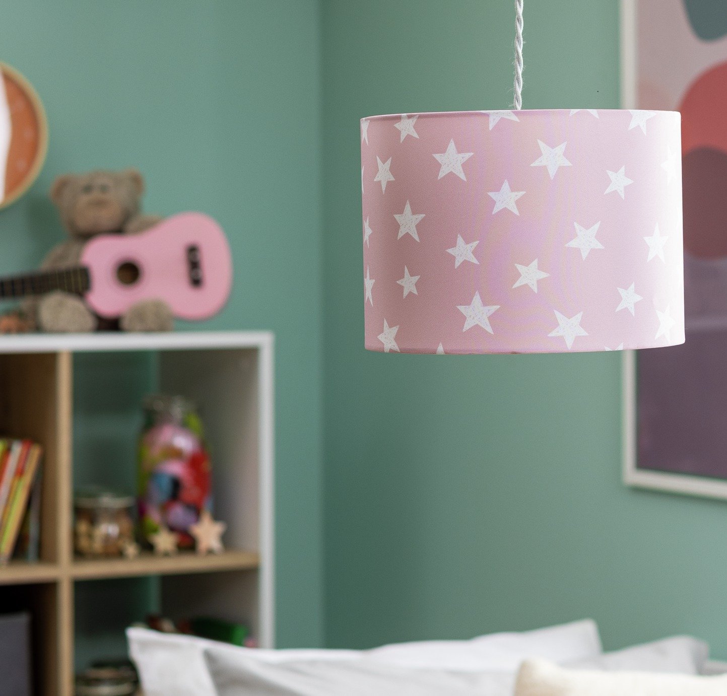 Argos Home Kids Pink Little Star Lampshade - 25cm
