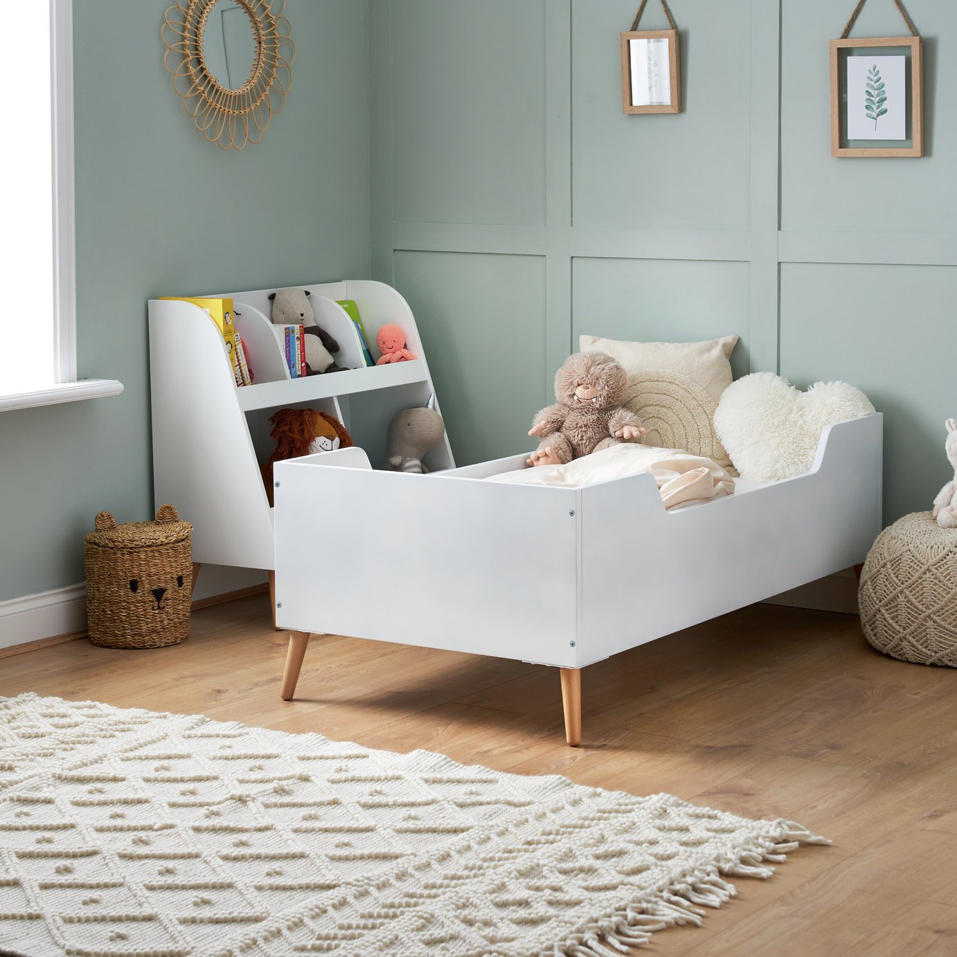 Obaby Maya Toddler Bed - White