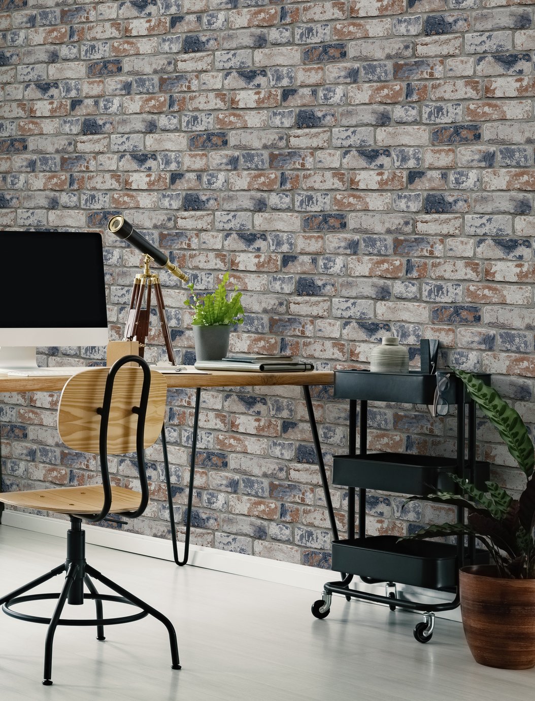 Fresco Fantastic Brick Wallpaper