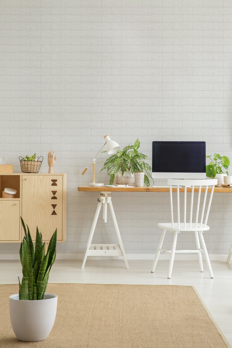 Superfresco Vinyl Brick Effect Paintable Wallpaper