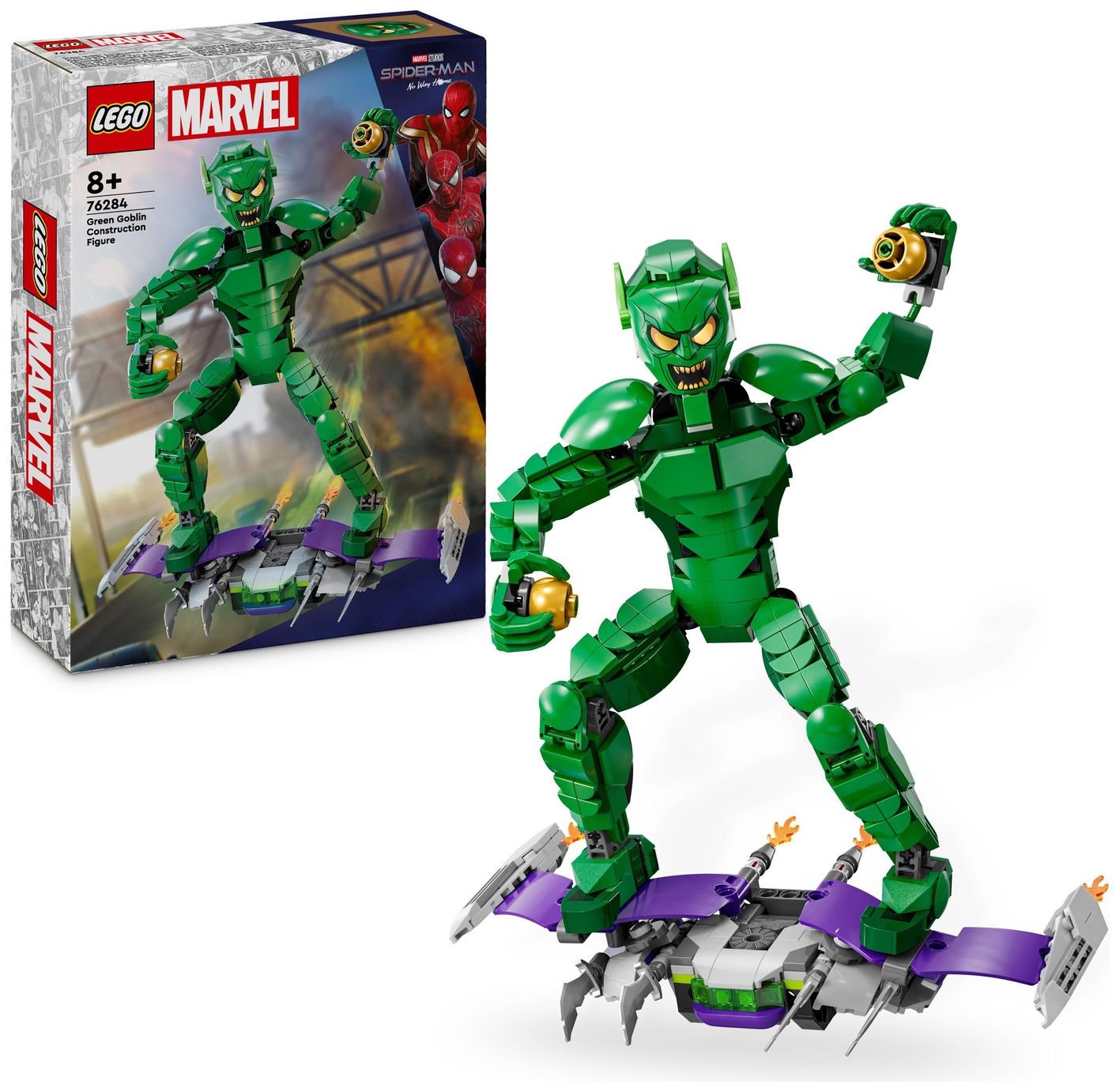 LEGO Marvel Green Goblin Construction Figure Movie Set 76284